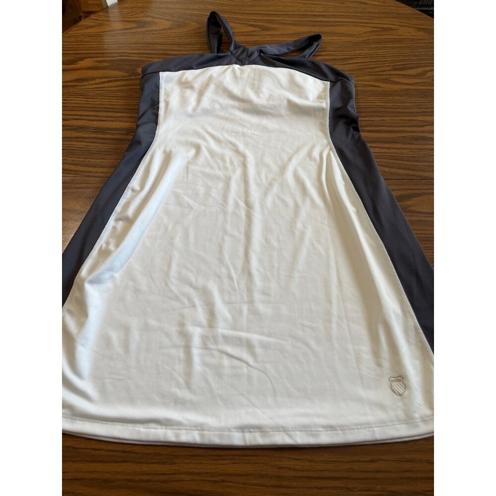 K-Swiss black white sleeveless athletic sports dress